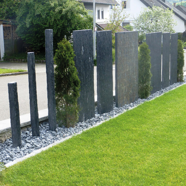 Schiefer Sichtschutzplatten Rössle AG Natursteine